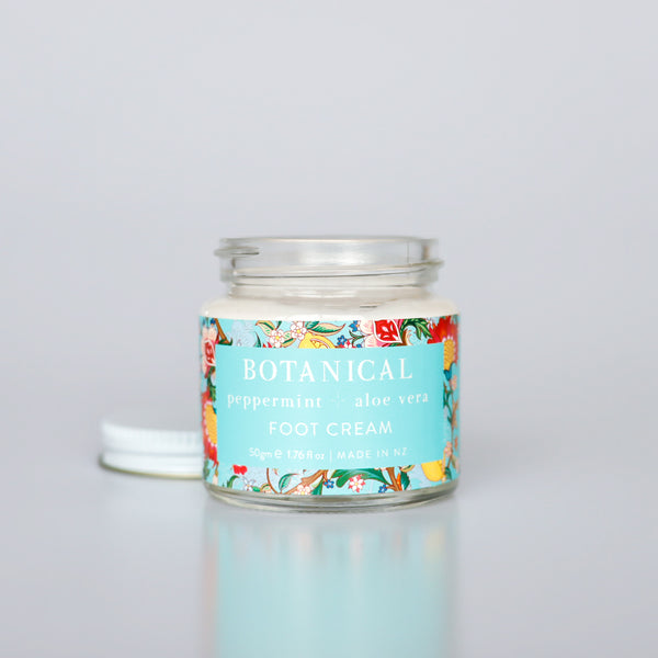 Foot Cream - Peppermint + Aloe Vera Foot Cream Botanical