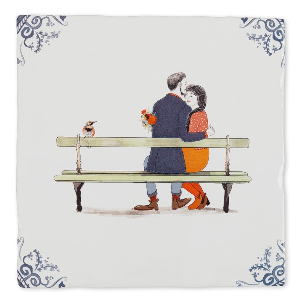 On A Sunday Morning Ceramic Tile Tile Storytiles
