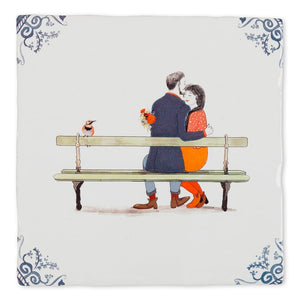 On A Sunday Morning Ceramic Tile Tile Storytiles