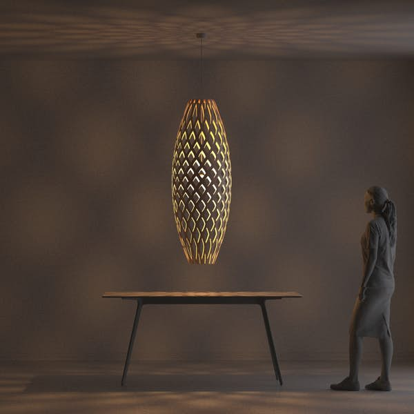 David Trubridge - Hinaki Pendant Light