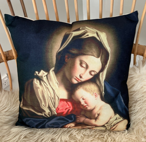 Virgin Mary Cushion Cover