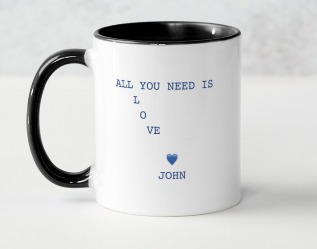 Lyrics Mug - All You Need Is Love