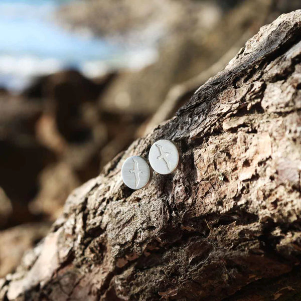 Almighty Albatross Silver Earrings