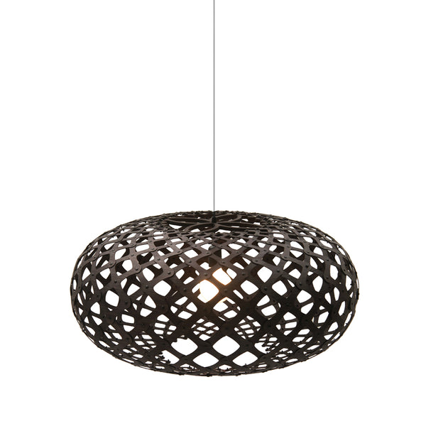 Trubridge - Kina Pendant Light David Trubridge David Trubridge 440 Black Two Sides