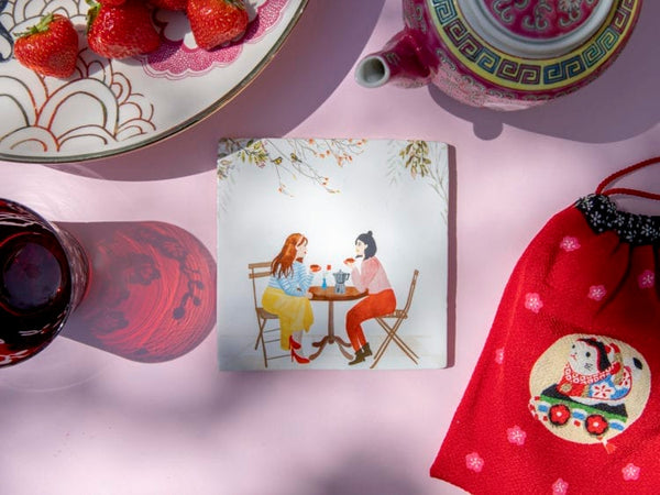 Coffee O'Clock Ceramic Tile