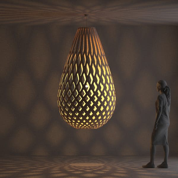 David Trubridge - Koura Pendant Light