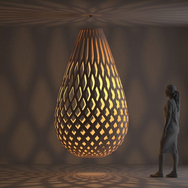 David Trubridge - Koura Pendant Light