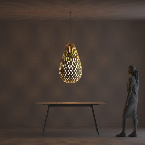 David Trubridge - Koura Pendant Light