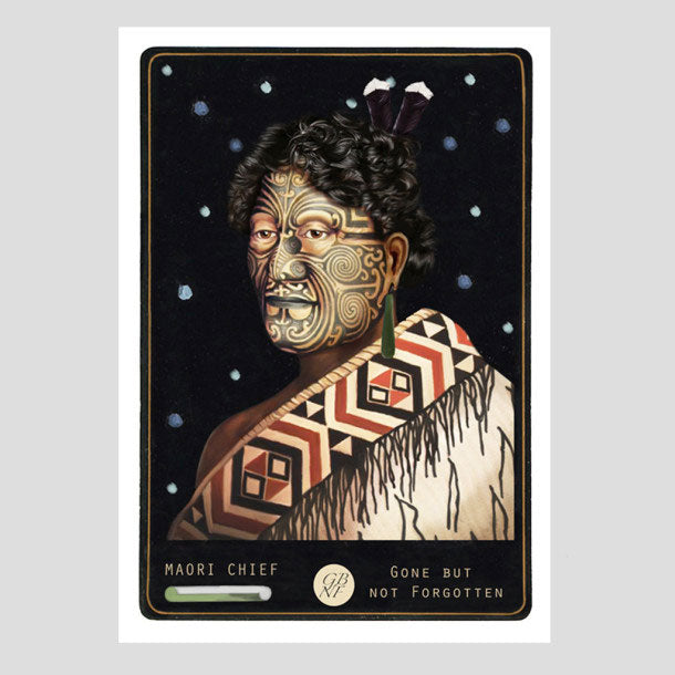 Maori Chief - Art Print