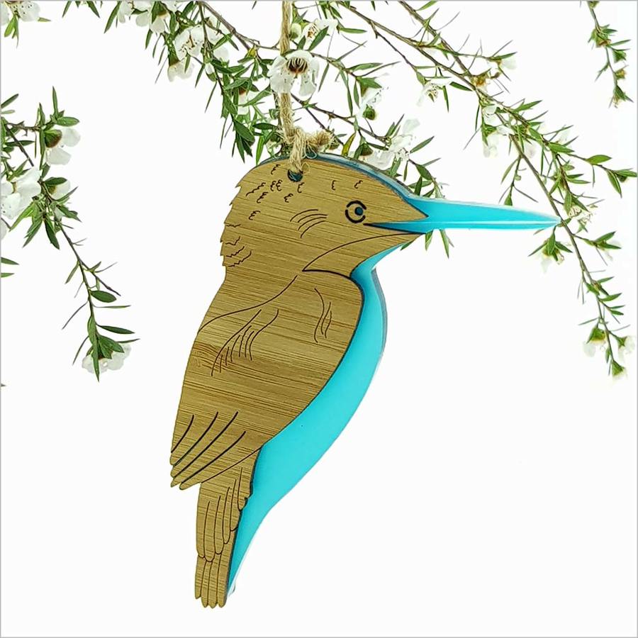 Hanging Ornament - Kingfisher Hanging Ornament Crystal Ashley