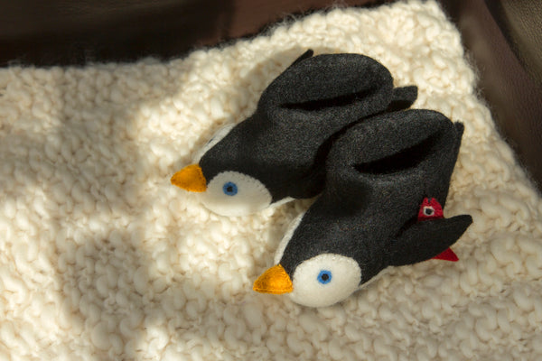 Pete Penguin Children Slippers