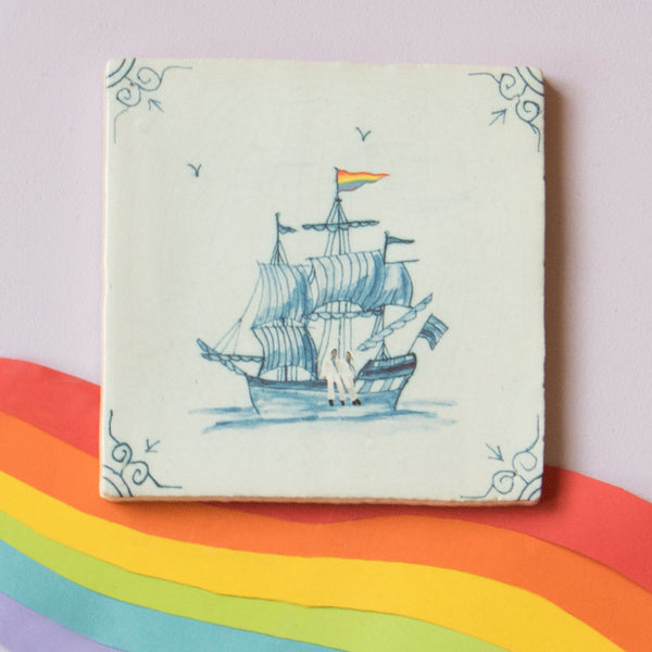 Proud To Sea You Ceramic Tile