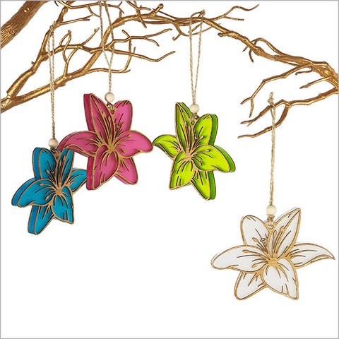 Hanging Ornament - Lily Hanging Ornament Crystal Ashley