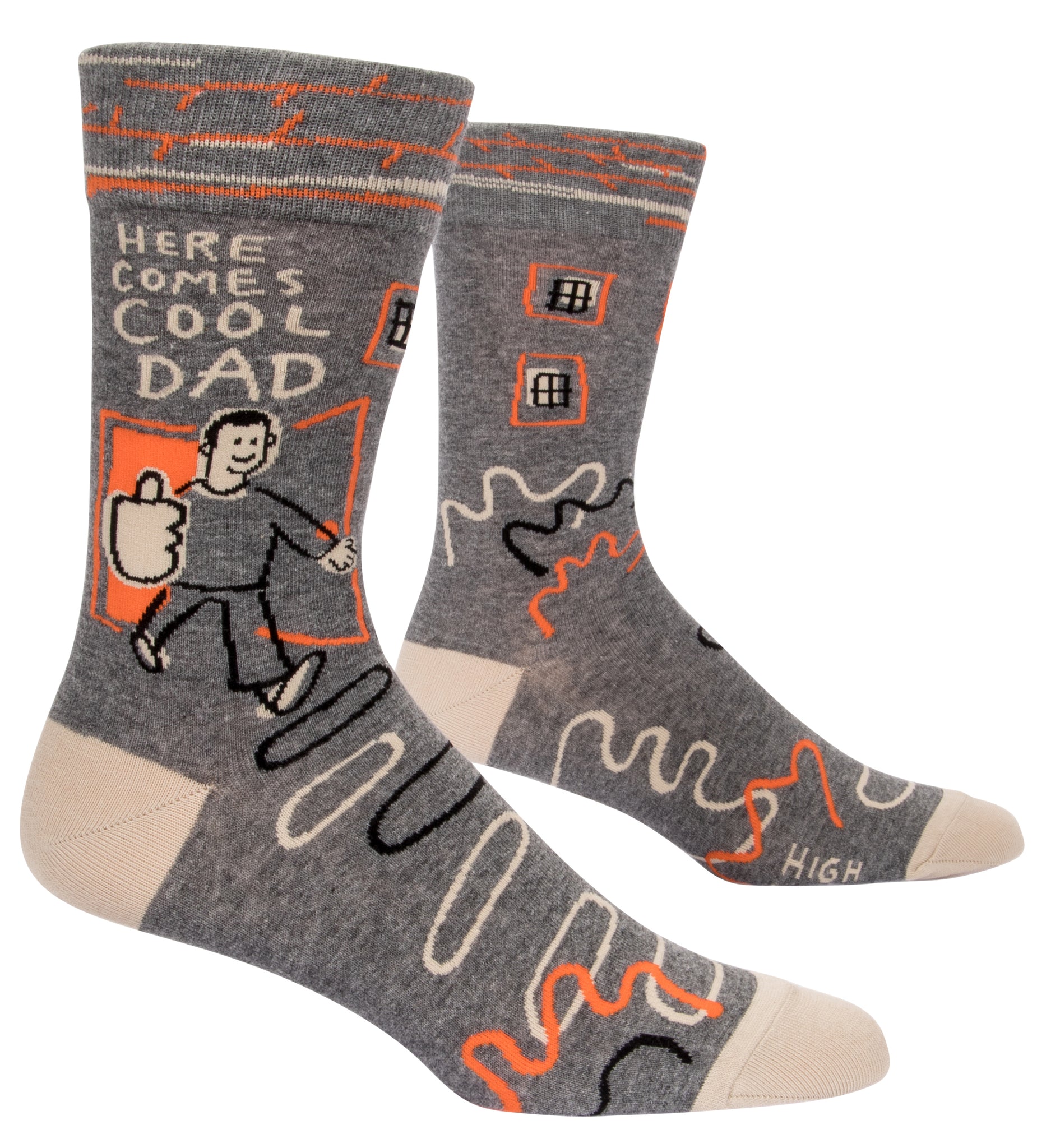 Here Comes Cool Dad Men's Socks