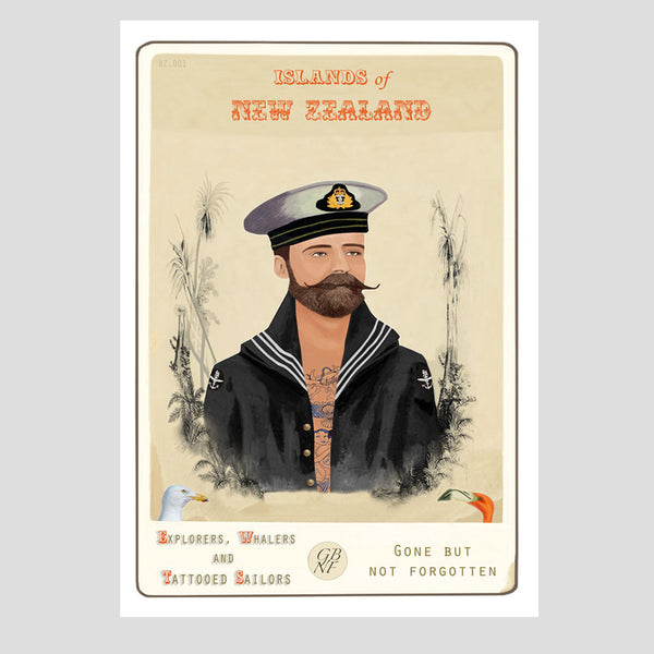 Explorers Whalers & Tattooed Sailors - Art Print
