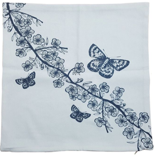 Manuka Branch Print Cushion Cover Cushion Jo Luping