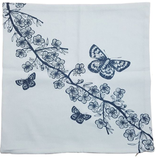 Manuka Branch Print Cushion Cover