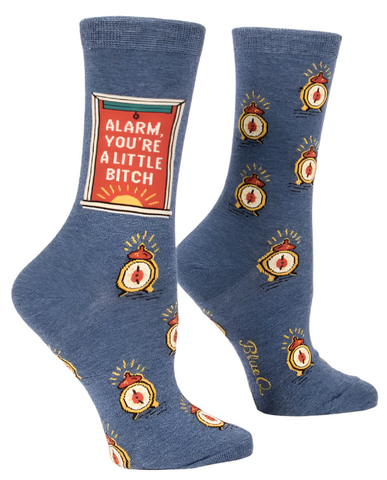 Alarm Bitch Crew Socks