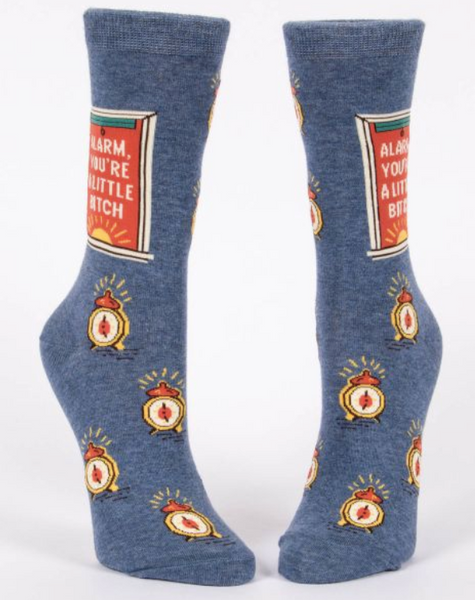 Alarm Bitch Crew Socks