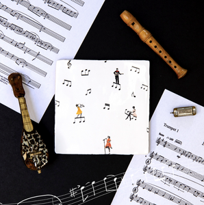 There's Music in the Air Ceramic Tile