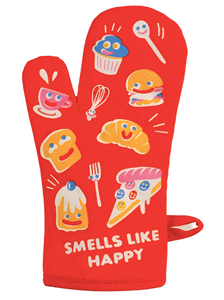 Smells Like Happy Oven Mitt