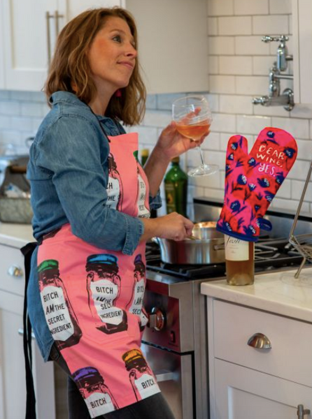 Dear Wine, Yes Oven Mitt