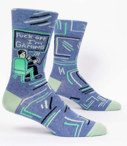 Fuck Off, I'm Gaming Men's Socks