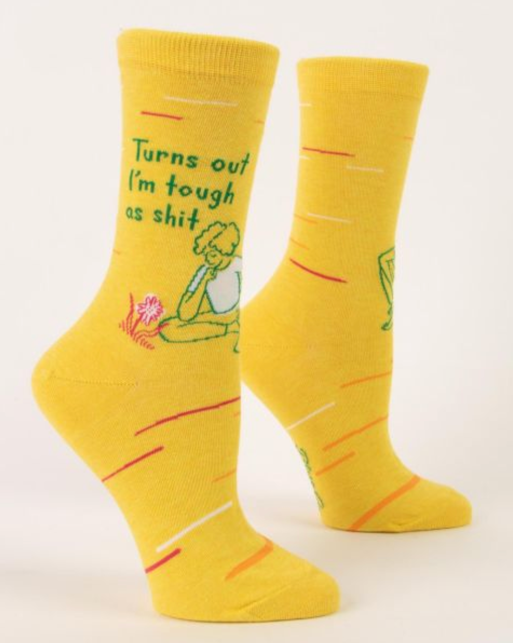 Turns Out I'm Tough as Shit Crew Socks