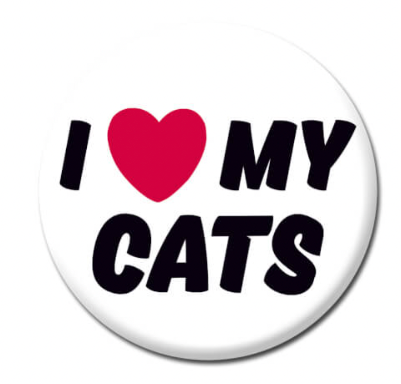 I Love My Cats Badge :-)