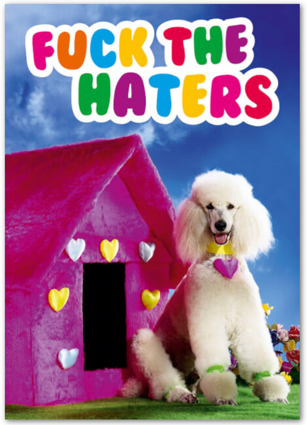 Card - Fuck The Haters Greeting Card Dean Morris