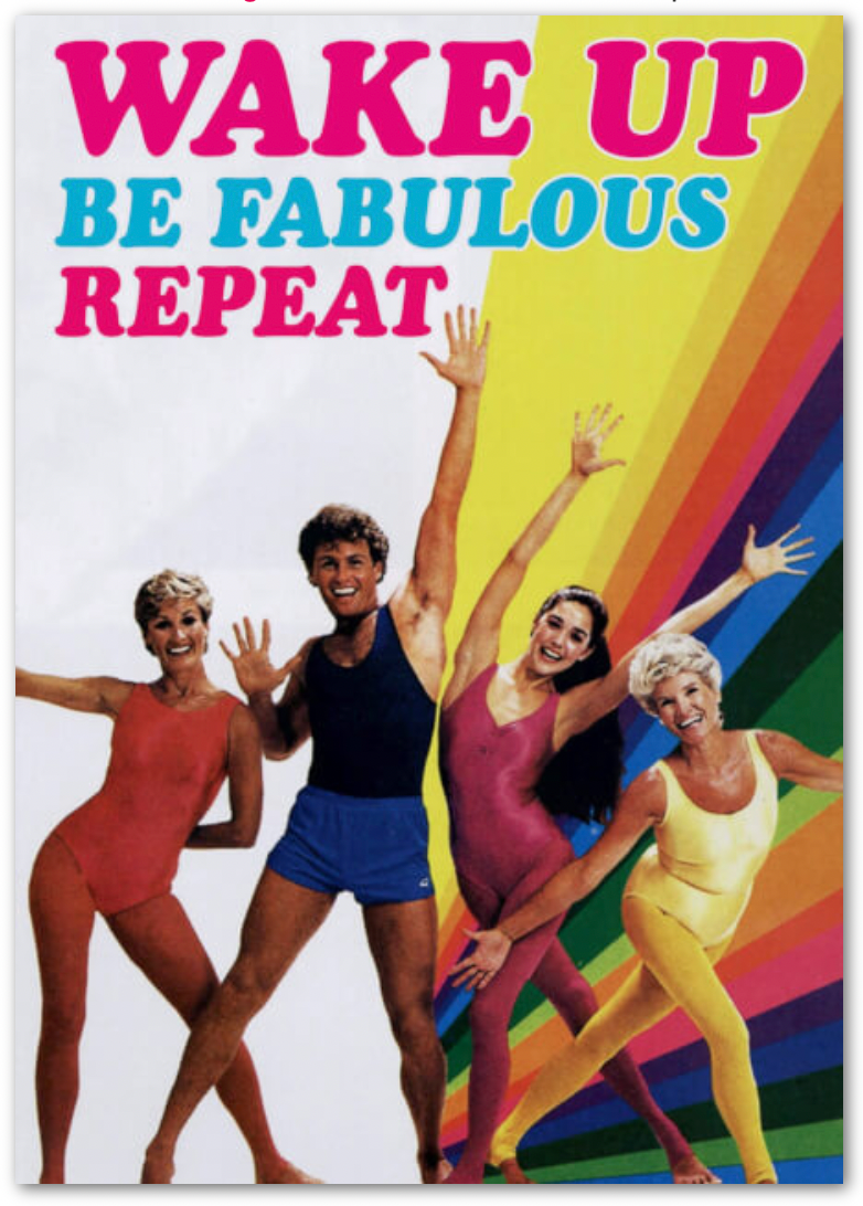 Card -  Wake Up Be Fabulous Repeat