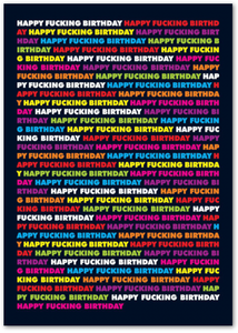 Card - Happy Fucking Birthday