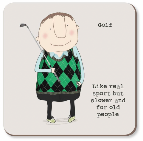 Rosie Made A Thing Coaster - Golf Coasters Rosie Made A Thing
