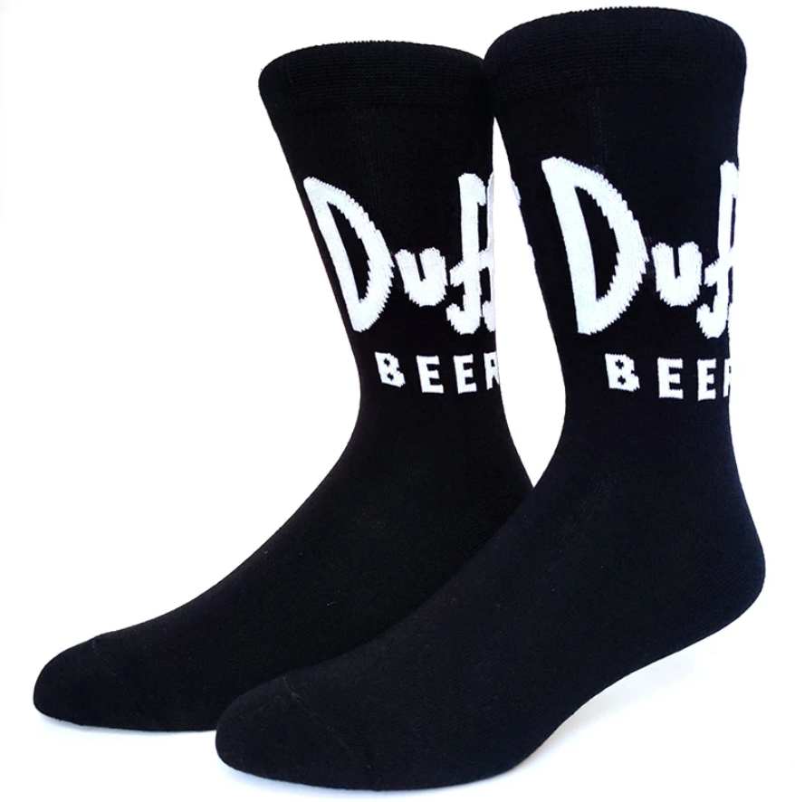 Duff Beer Simpons Mens Socks