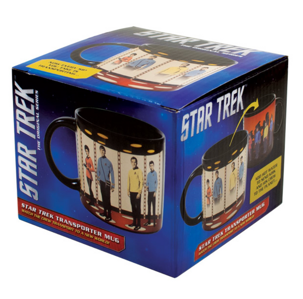 Star Trek Transporter Mug- Disappearing Heat Reactive