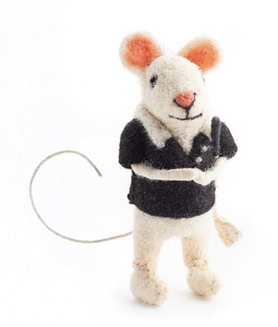 Golfing Mouse Felt Mouse Sew Heart Felt