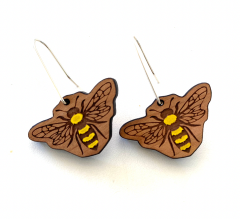 Honey Bee Rimu Earrings