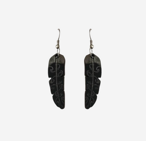 Raukura Earrings - Black