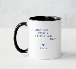 Lyrics Mug - A Little Less Fight