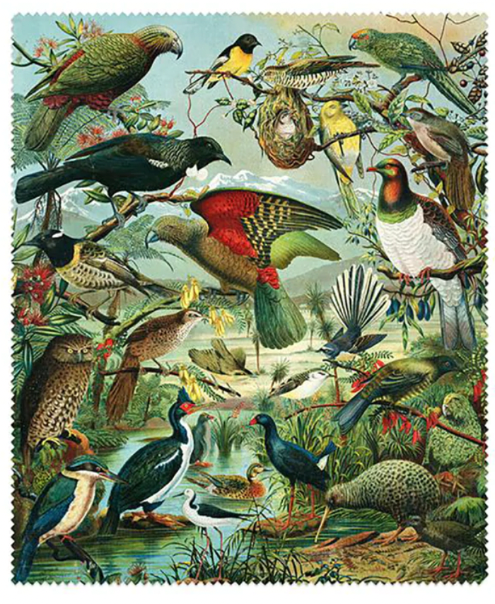 Botanical Native Bird Lens Cloth - Native