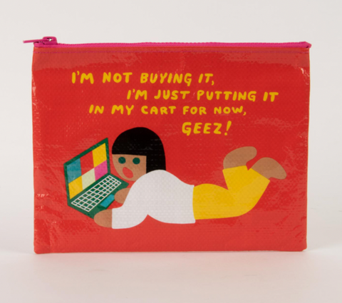 I'm Not Buying It - Zipper Pouch Zipper Pouch BlueQ