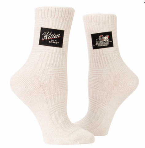 Kitten In A Basket TAG Socks Socks BlueQ