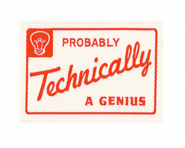 Probably A Genius TAG Socks Socks BlueQ