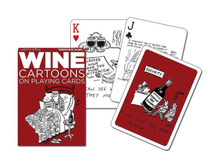 Piatnik Wine Cartoons Playing Cards