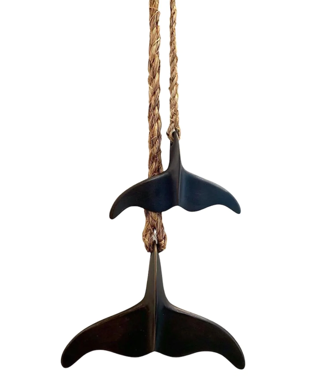 Bronze Hanging Whale Tail