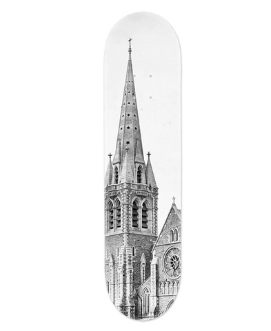 Christchurch Cathedral - Skate Deck Skate Deck 100% NZ