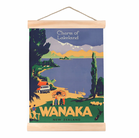 Wanaka, Charm of Lakeland - Wall Chart
