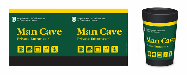 CUPPA COFFEE CUP- Man Cave Mug Just Great Design