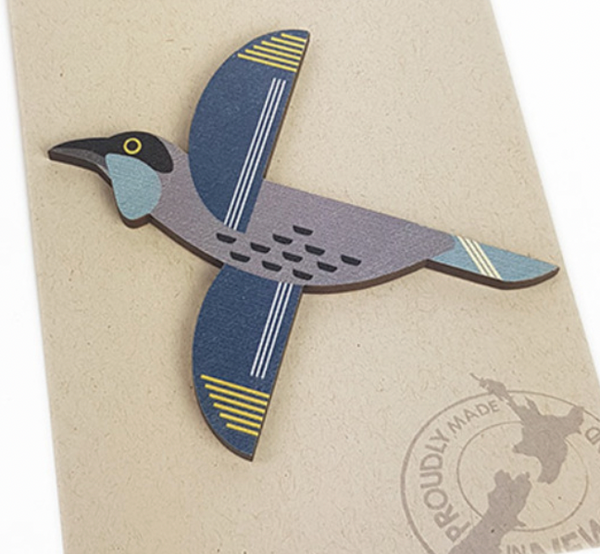 Magnet - Folk Kokako Fridge Magnet Crystal Ashley
