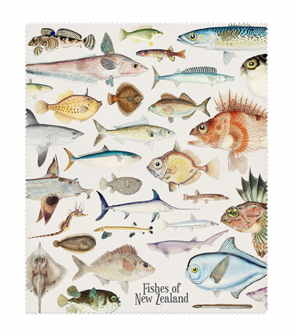 Lens Cloth - Fishes of New Zealand Lens Cloth 100% NZ